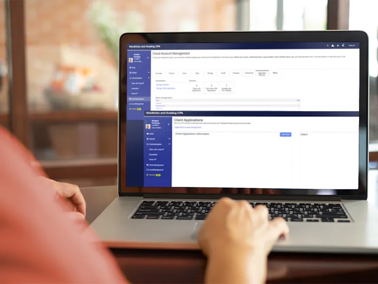 screenshot of Rightworks Cloud Premier